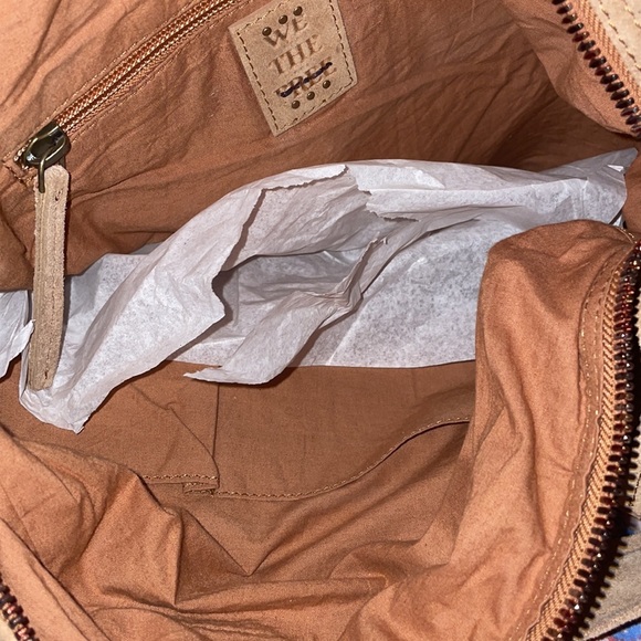 COPY - Free People Suede Multicolor RARE crossbody/ Zipper Bag. NWOT - Picture 10 of 10